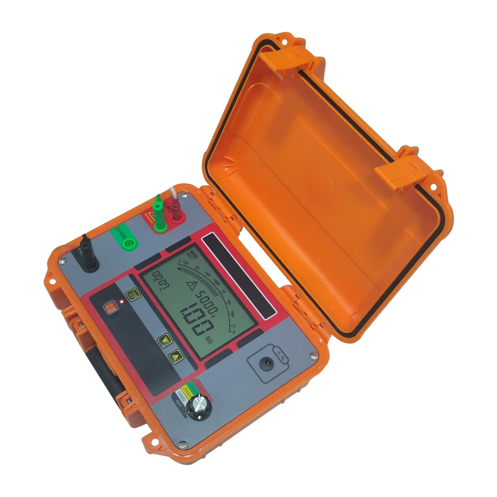 High Quality Digital Auto Range Insulation Resistance Tester High Voltage Multimeter for Equipment Machine Use High Insulated