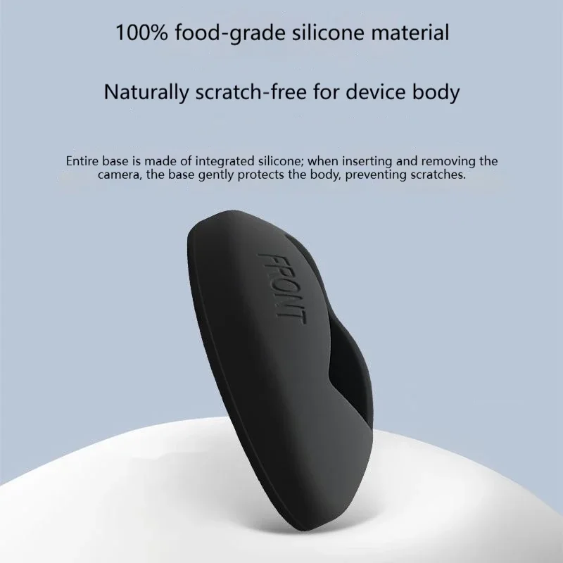 CoverJoy Fixed Base untuk Insta360 X5 /X4 Dudukan Kamera Silikon untuk Meja dan Mobil Anti Getaran