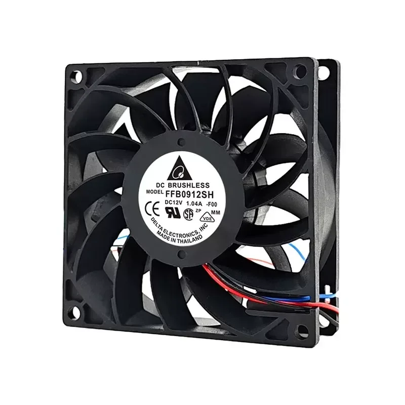 for Delta FFB0912SH 9025 12V 1.04A 9CM High Airflow Server Chassis Cooling Fan