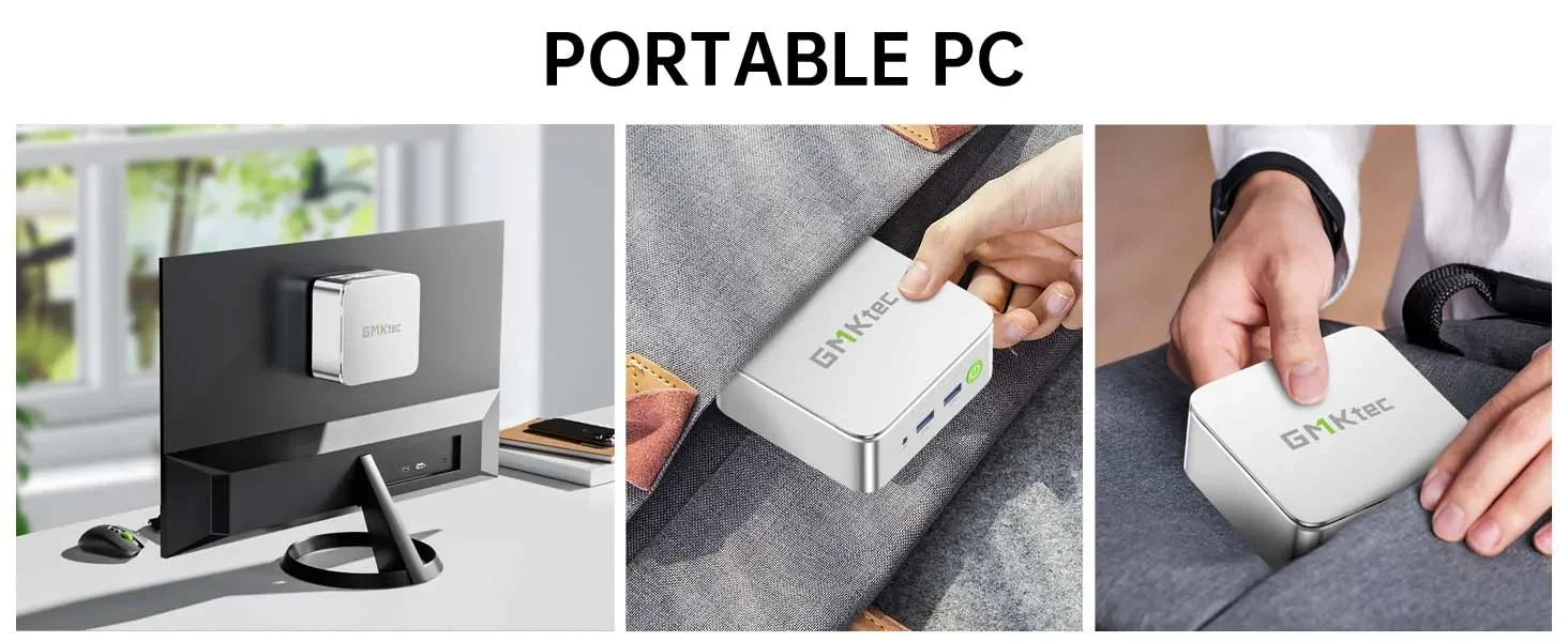 GMKtec G10 Ryzen 5 3500U Mini PC Windows 11 Pro Dual Channel DDR4 3200MHz NVMe SSD WIFI5 BT5.0 Desktop Office Gaming Computer