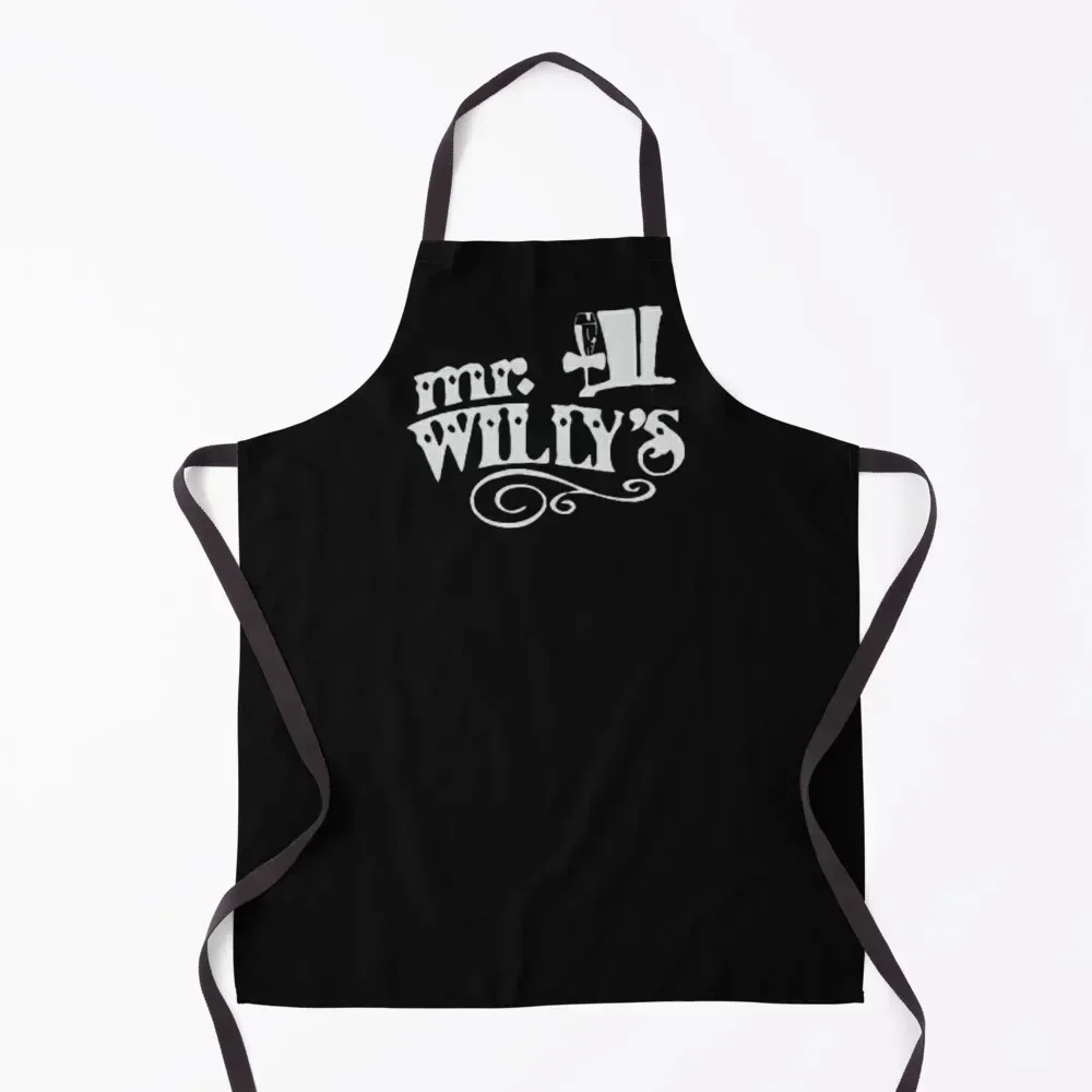 

Mr. Willy's Apron restaurant accessories kitchen and home For Man Haircut work ladies Apron