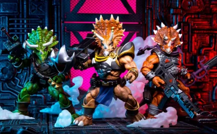 

TOYVERSE 1/18 JOYTOY Toy Figure Triceraton Infantryman Captain Zorax Adjutant Zork TMNT 3PCS Toy