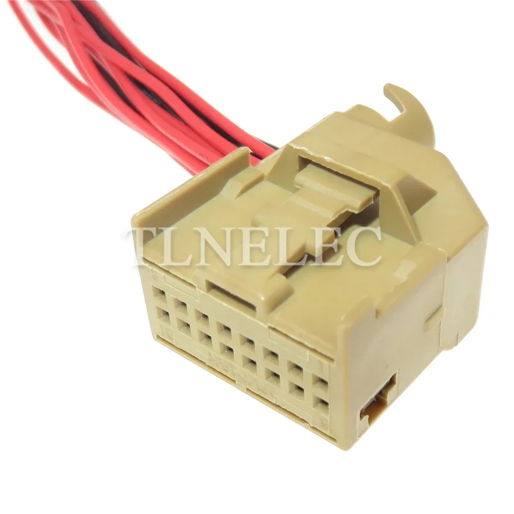 16 Pin Way Auto Gateway Radar Control Box Electrical Connector with Wires Car Wire Cable Sockets For Audi VW 8E0972416A
