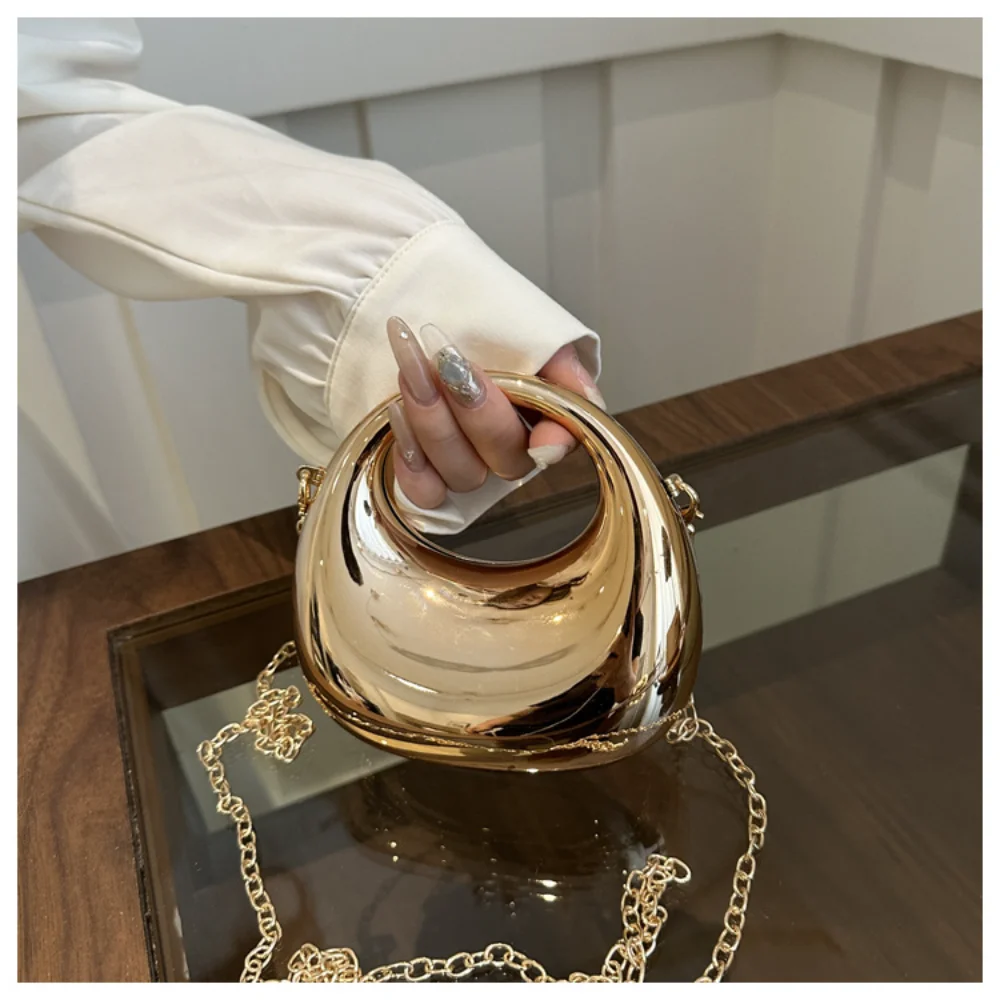 Stylish Chain Shoulder Bag Casual Clutch for Women Acrylic Box Bag Compact Bag Evening Bag Versatile For Events Daily Travel