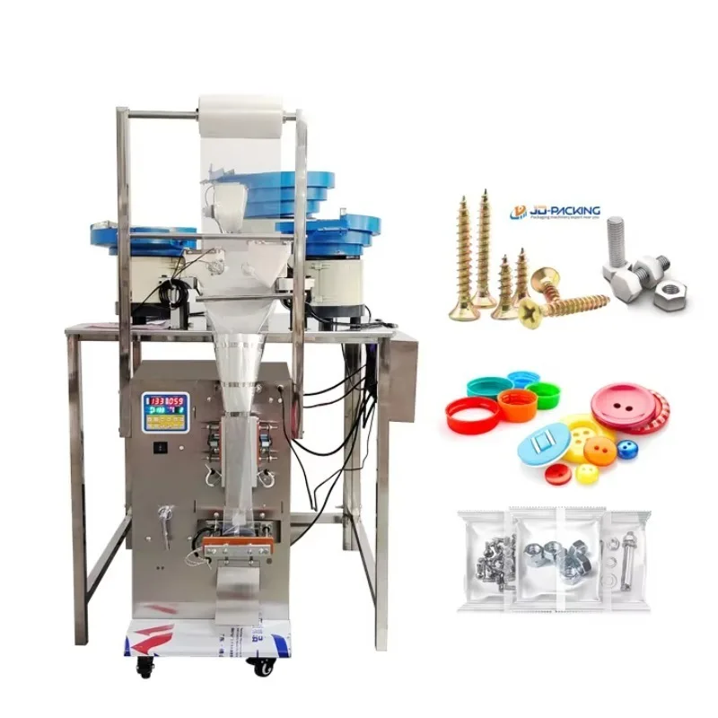 Automatic Nut Bolt Screw Button Metal Part Plastic Parts Counting And Filling Packing Machine