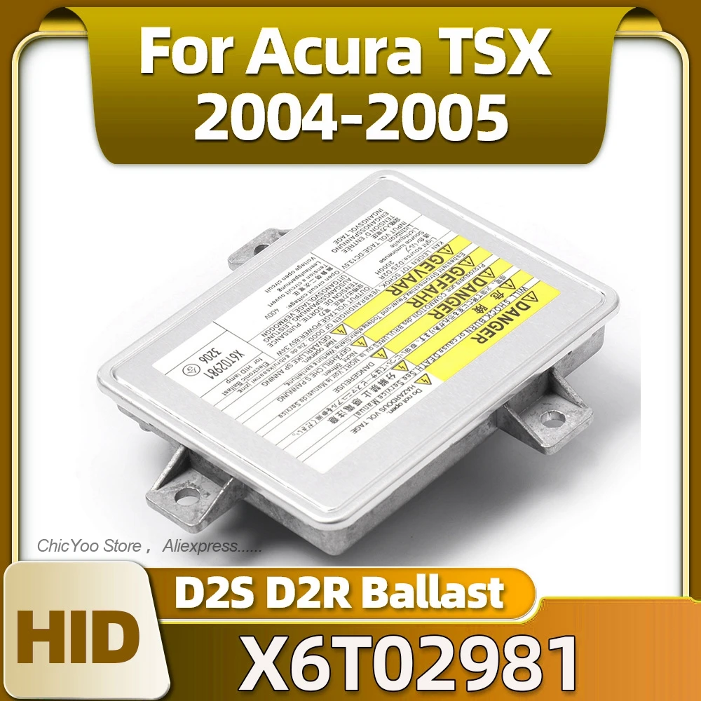 

W3T10471 W3T12472 W3T14371 HID Headlight D2S D2R Module Xenon Ballast X6T02981 X6T02971 For Acura TSX 2004 2005