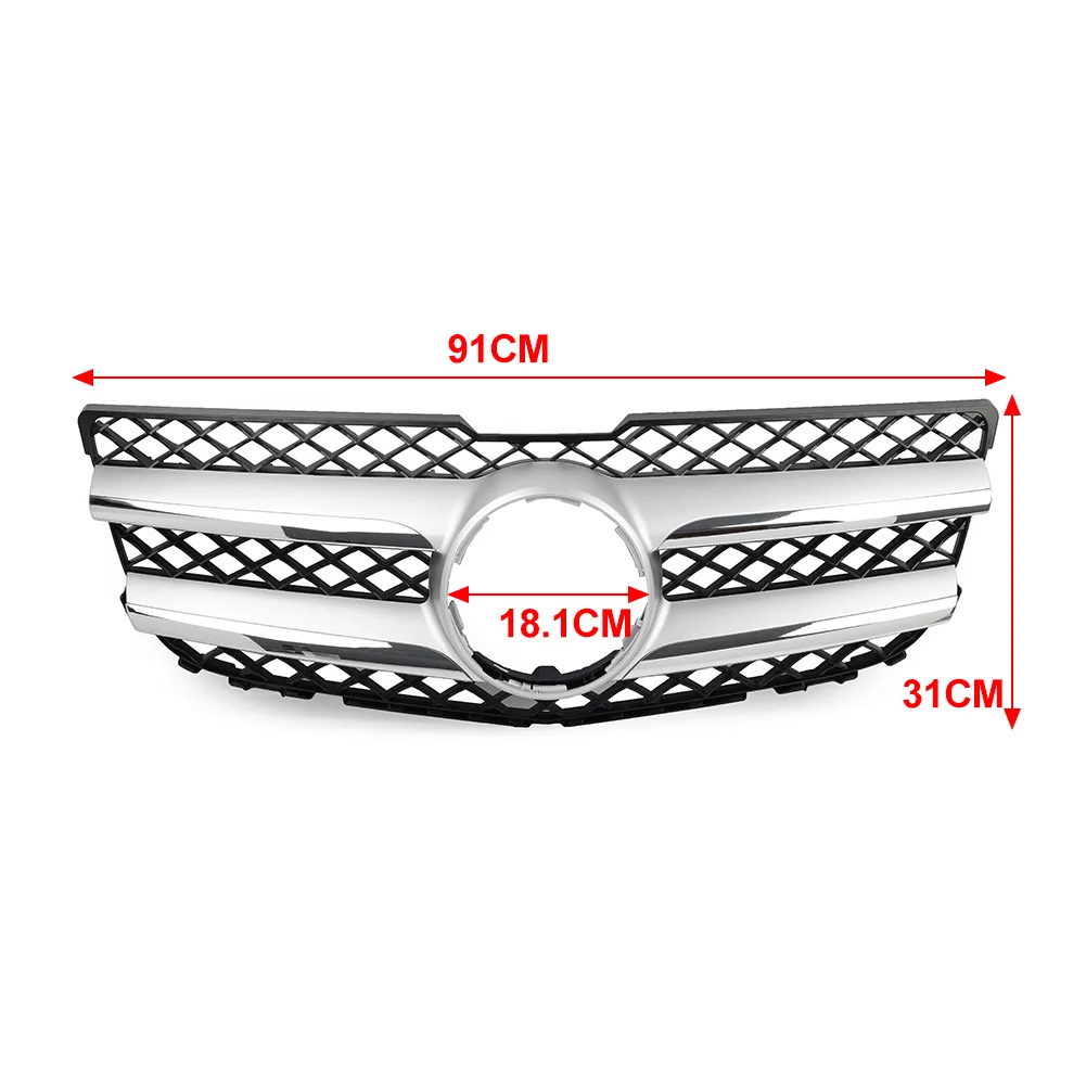 Car Front Radiator Hood Bumper Grille Racing Grill For Mercedes Benz GLK Class X204 GLK250 GLK300 GLK350 2013 2014 2015