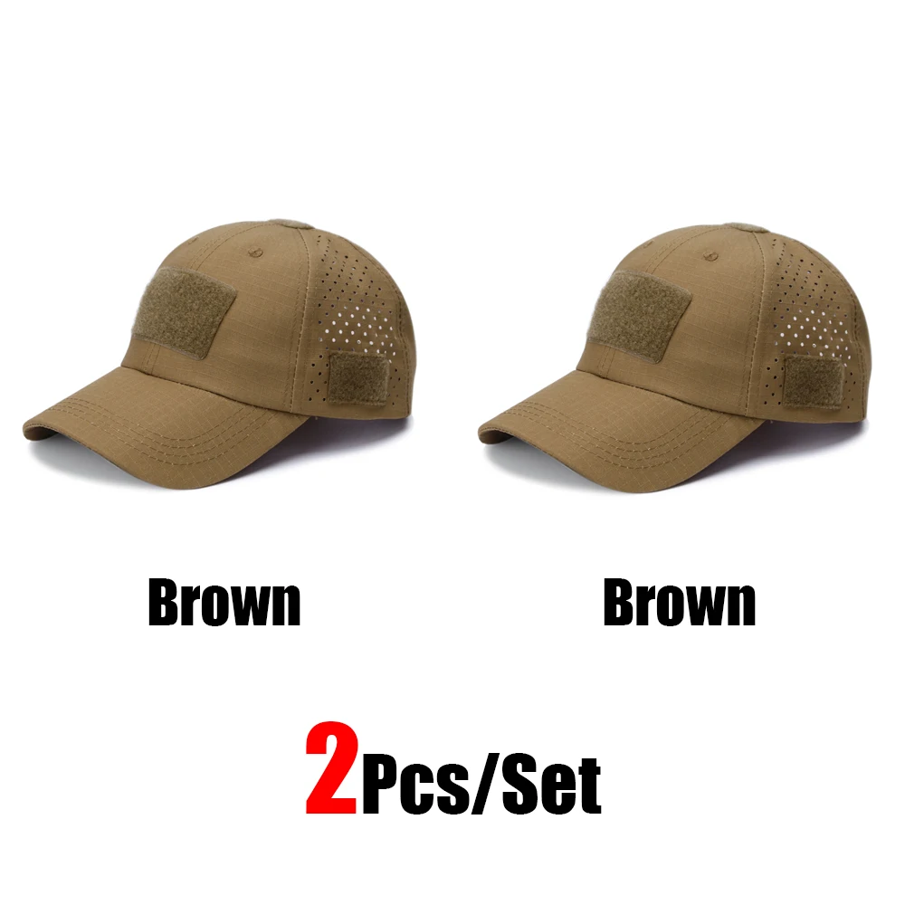 1/2 stücke Neue Männer Camouflage Baseball Kappe Atmungsaktive Sonnencreme Hut Outdoor Sport Jagd Wandern Camping Strand Angeln Sonnenhut