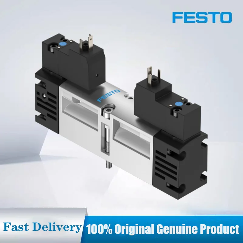 FESTO 547177-VSVA-B-D52-H-A2-2AC1 Solenoid valve Genuine VSVA high-performance solenoid valve is 5/2-way bistable dominant