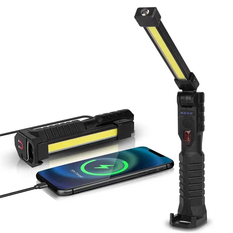 N82R Multifunctional Work Light, Rechargeable Foldable Strong Emergency Light, Inspection Light, Suitable For Car Maintenance