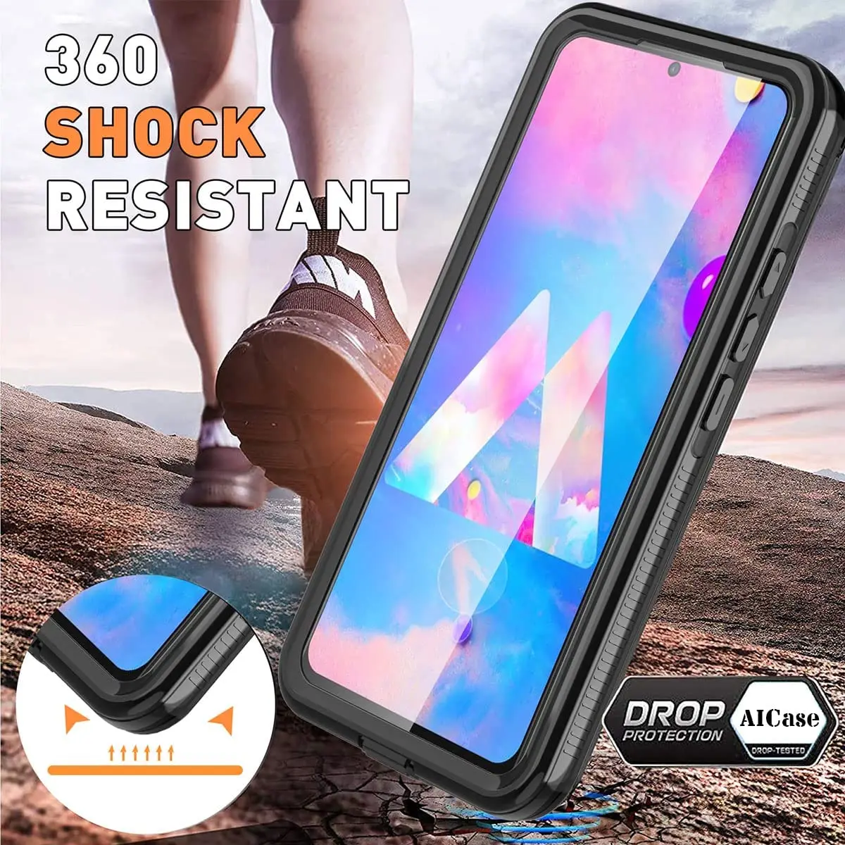 Professional IP68 Waterproof Case for Samsung Galaxy S21 S22 Plus Note 20 Ultra 5G Dustproof and Shockproof Underwater Case