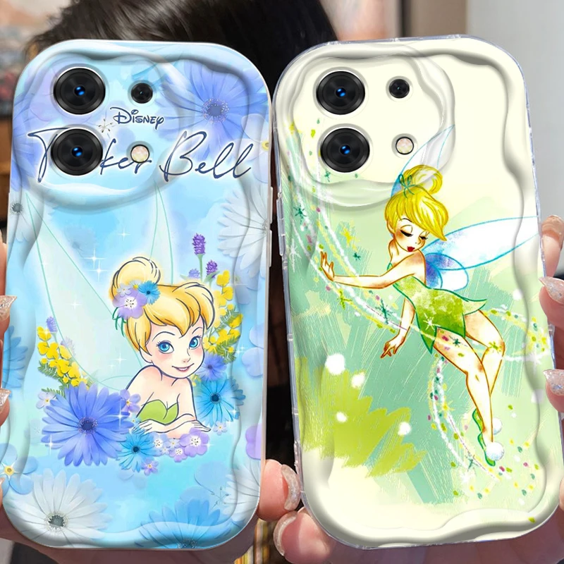 Disney Wonderful Fairy Cute For Xiaomi Redmi Note 13 12 12S 11S 11 10 9 8 10A 9C 9T Pro Plus 5G Wave Oil Soft Phone Case