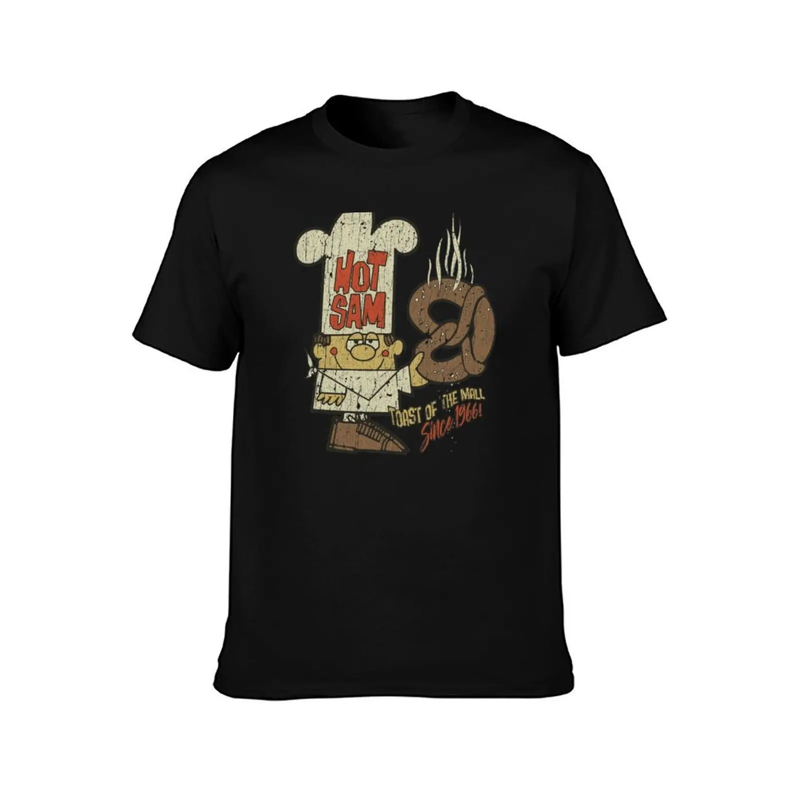 Hot Sam Pretzels T-Shirt Work Outdoor Short Sleeve Tee T-Shirt