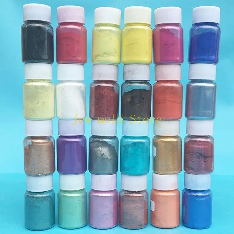 

C71b Mica Powder 24 коробка пигмент для мыла для краски