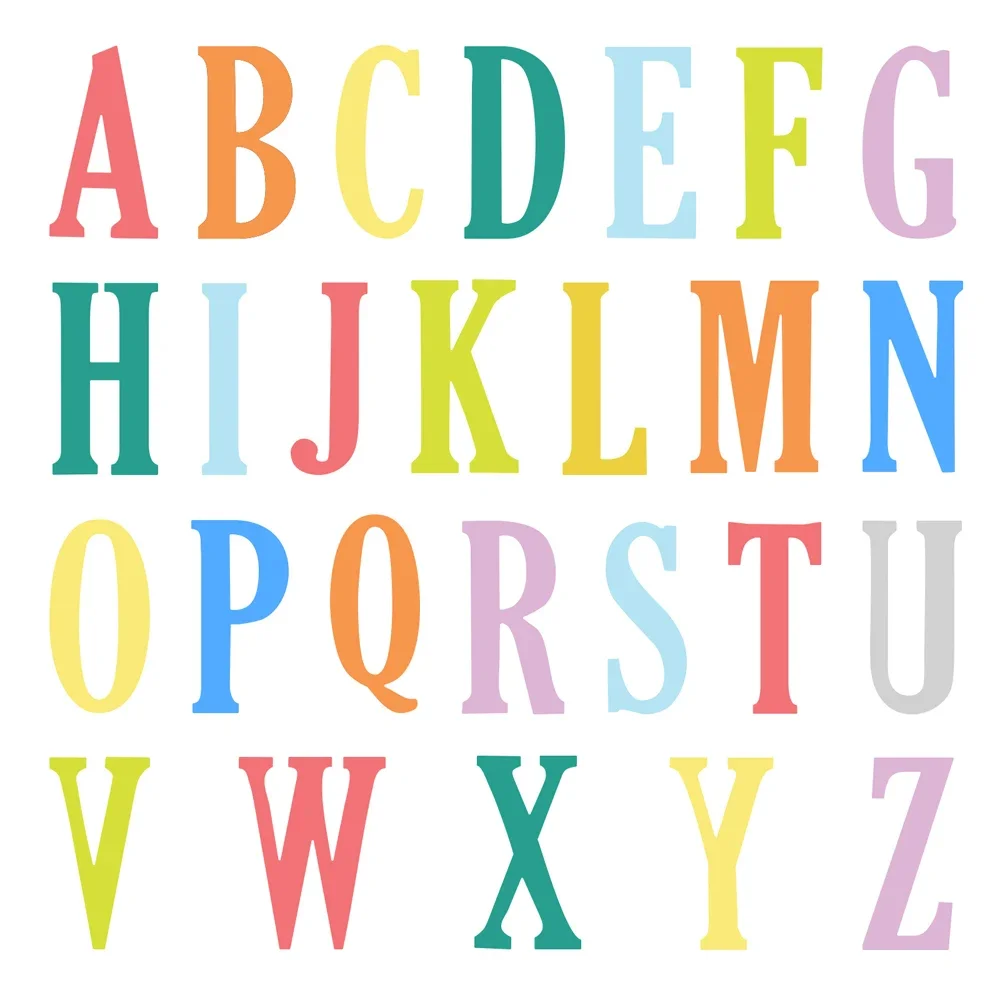 10cm Big Size Letters 26ABCs Alphabet Set Metal Cutting Dies For DIY Scrapbooking Decoration Card Craft Making Template 2024 New
