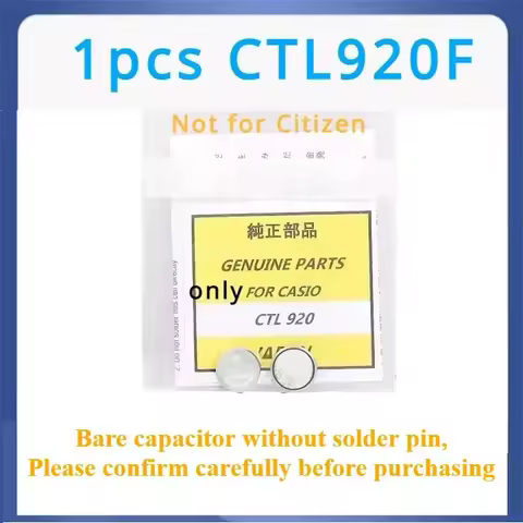 1pcs/lot CTL920 CTL920F 2.3V Genuine Energy Rechargeable Capacitor Rechargeable Battery Accumulator Casio G-4000 G-3000 EQW-M600