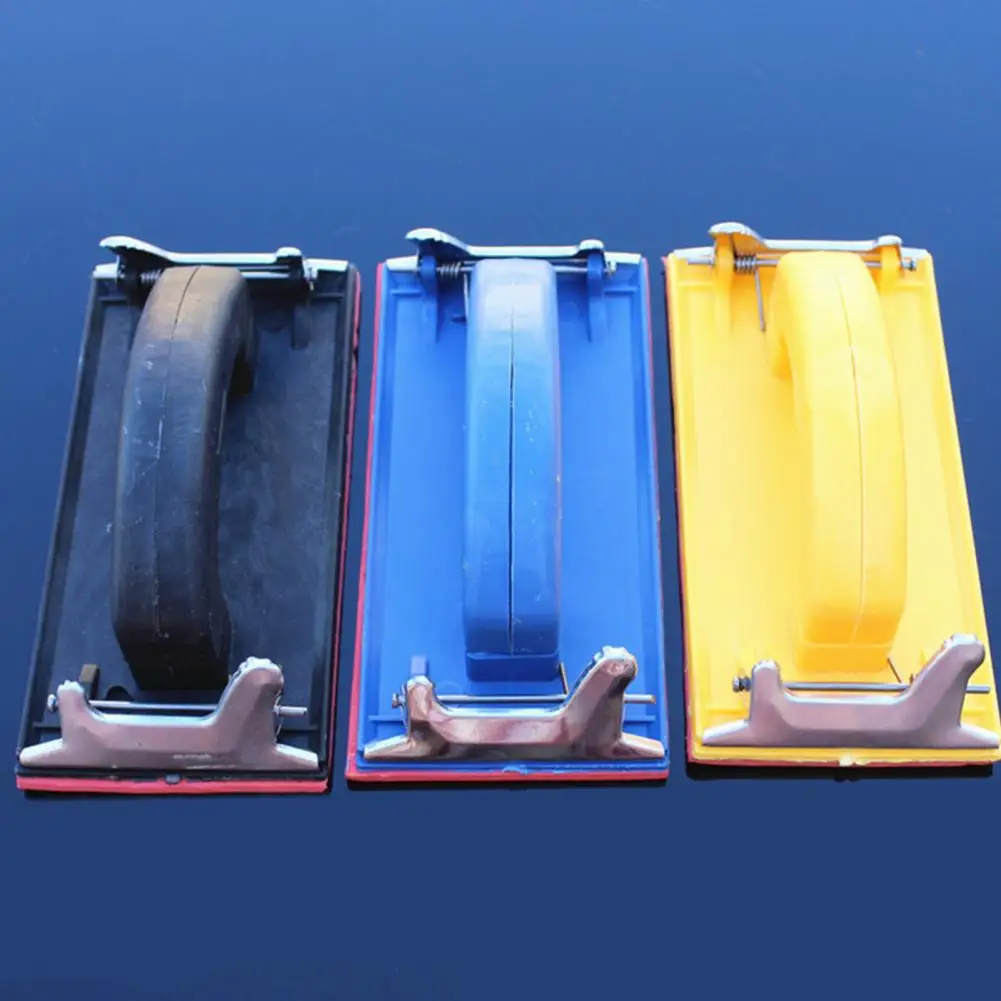 Comodo supporto per carta vetrata supporto per carta vetrata stabile in plastica antiscivolo pratico telaio in carta abrasiva per la lavorazione del legno