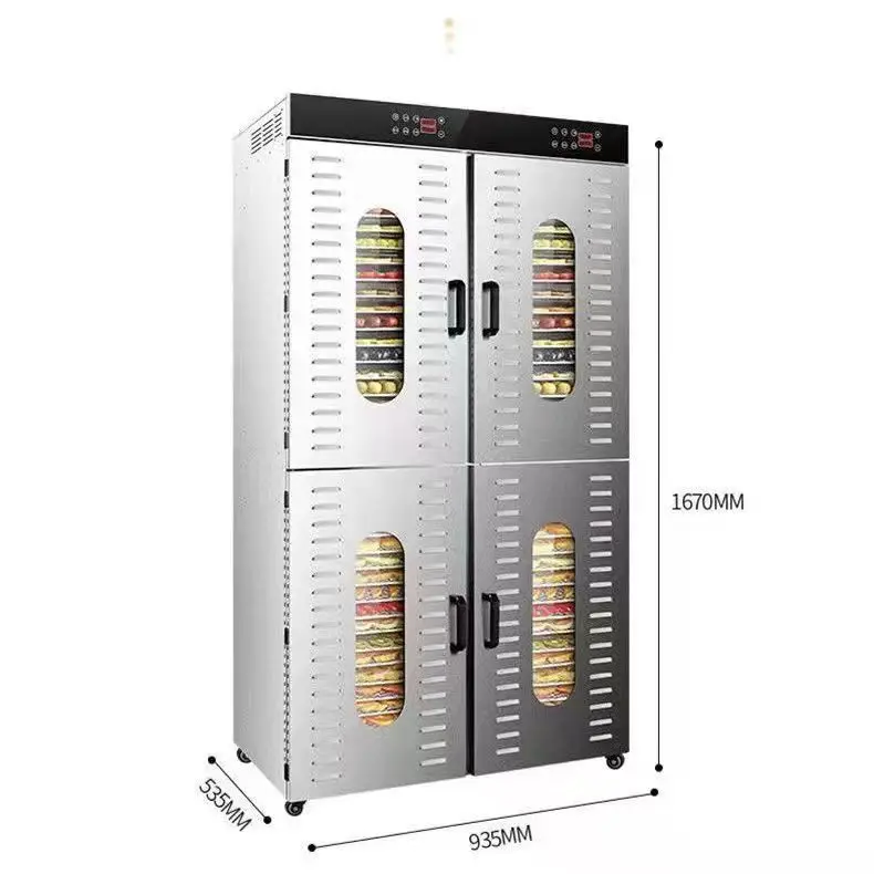 Multifunctional Vacuum  Food Dehydrator Machine 6/10/12/16/20/24/32/40/48/80/96/144Trays Commercial Fruit Dehydrator