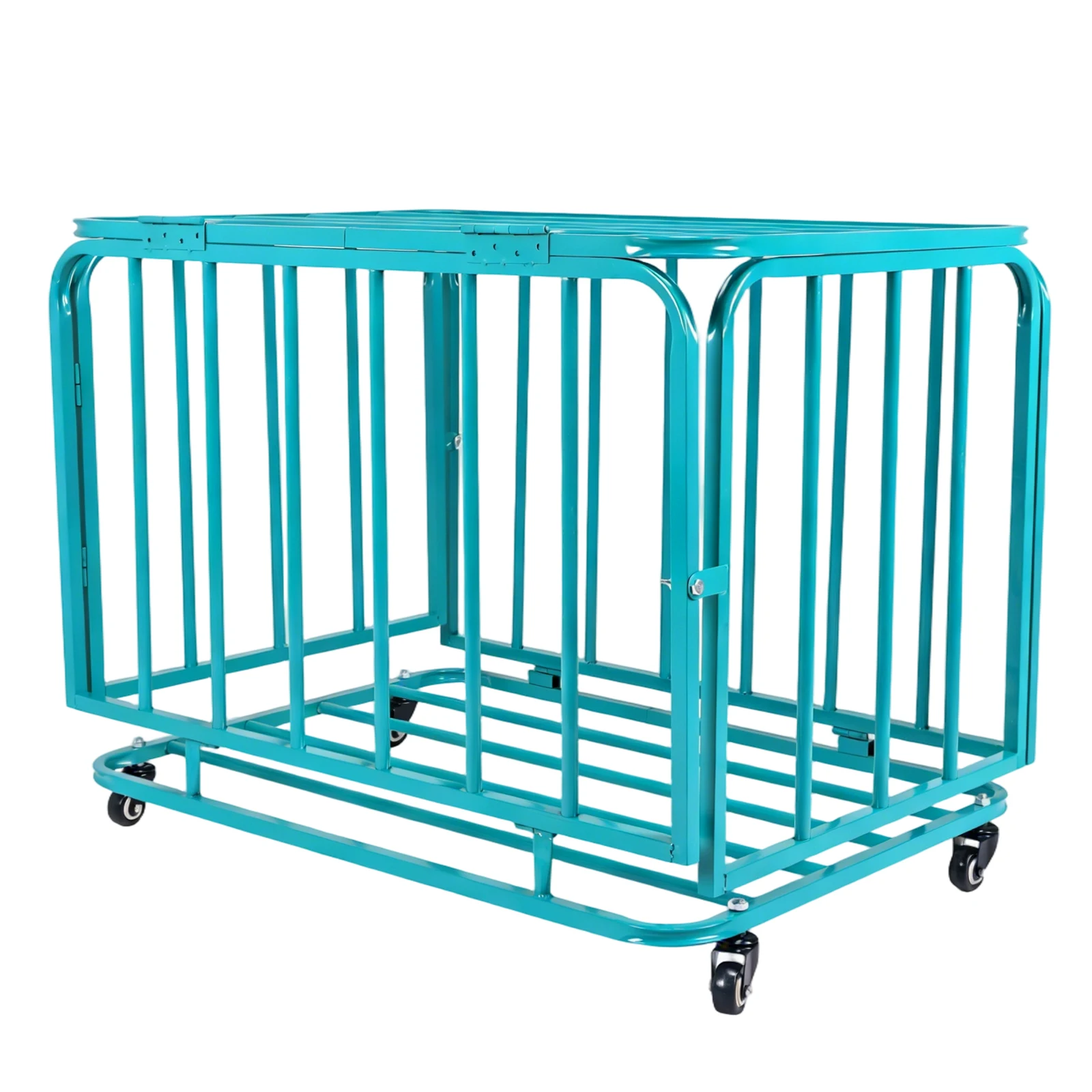 

Большая тележка-контейнер на колесах для хранения баскетбольных или волейбольных мячей для гаража, клуба или спортзала