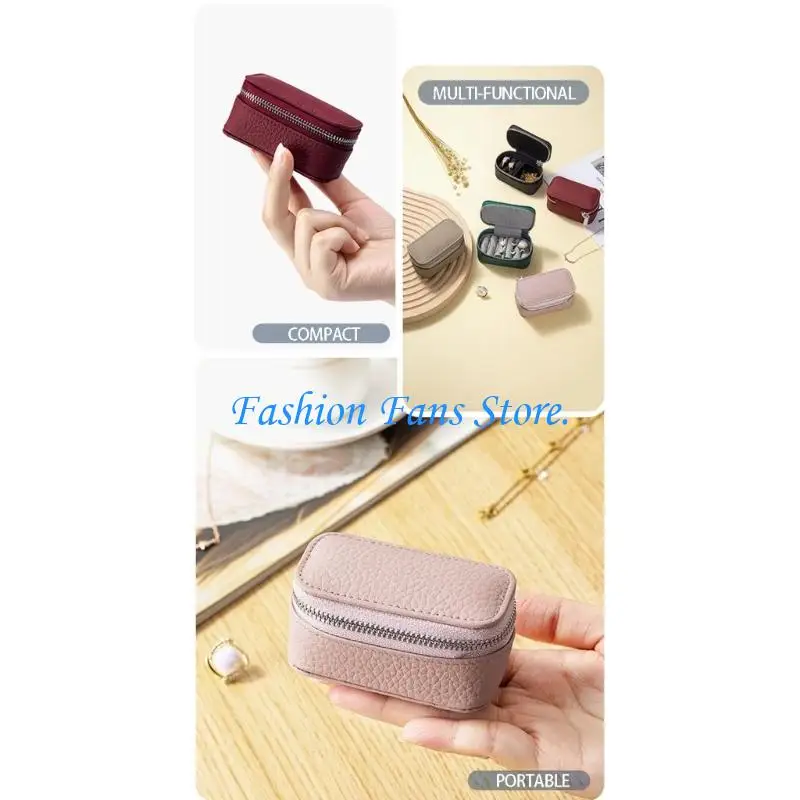 Elegant Small Jewelry Accessories Box For Organizing Earrings Rings Chains Storage Organiser For Travel And Daily Use