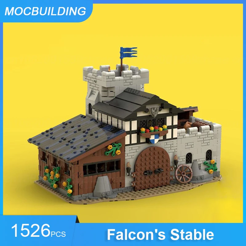 MOC Building Blocks Forestmen\'s & Black Falcons & Lion Knights Series Castle Model DIY Assembly Bricks Collect Xmas Toys Gifts