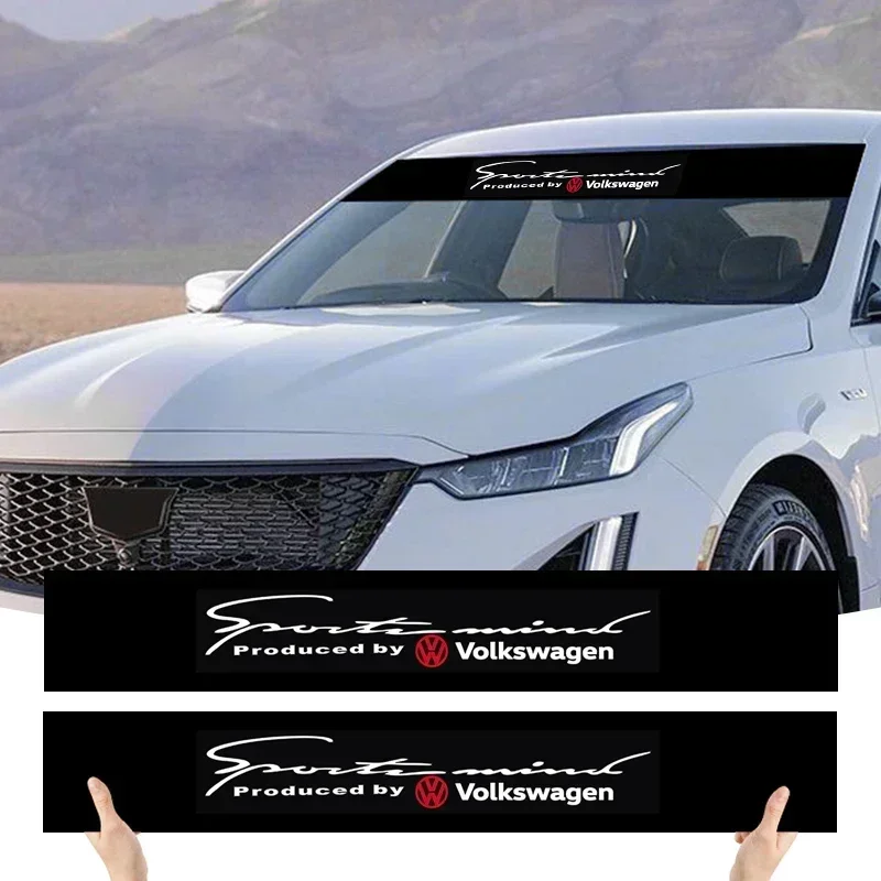 Car Front Rear Windshield Decal Sticker Decoration Accessories For Volkswagen GTI Tiguan Golf Jetta Transporter Passat Eos T-ROC