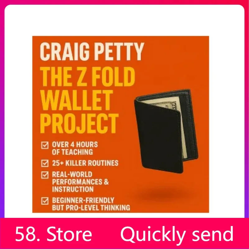 

The Z Fold Wallet Project by Craig Petty Magic tricks ( 58 Store Download )