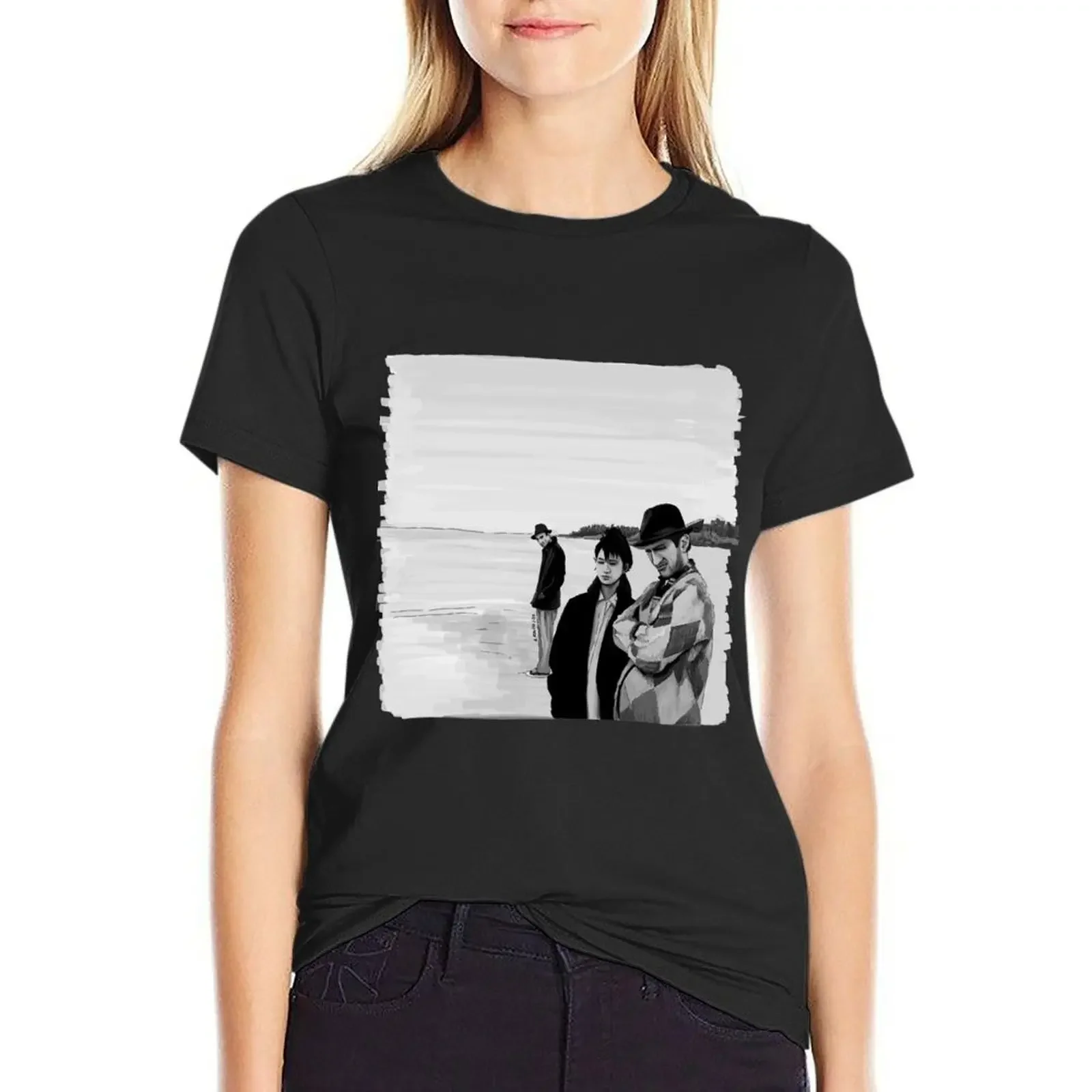 Stranger Than Paradise Illustration T-shirt shirts graphic tees plus size tops Women t-shirts