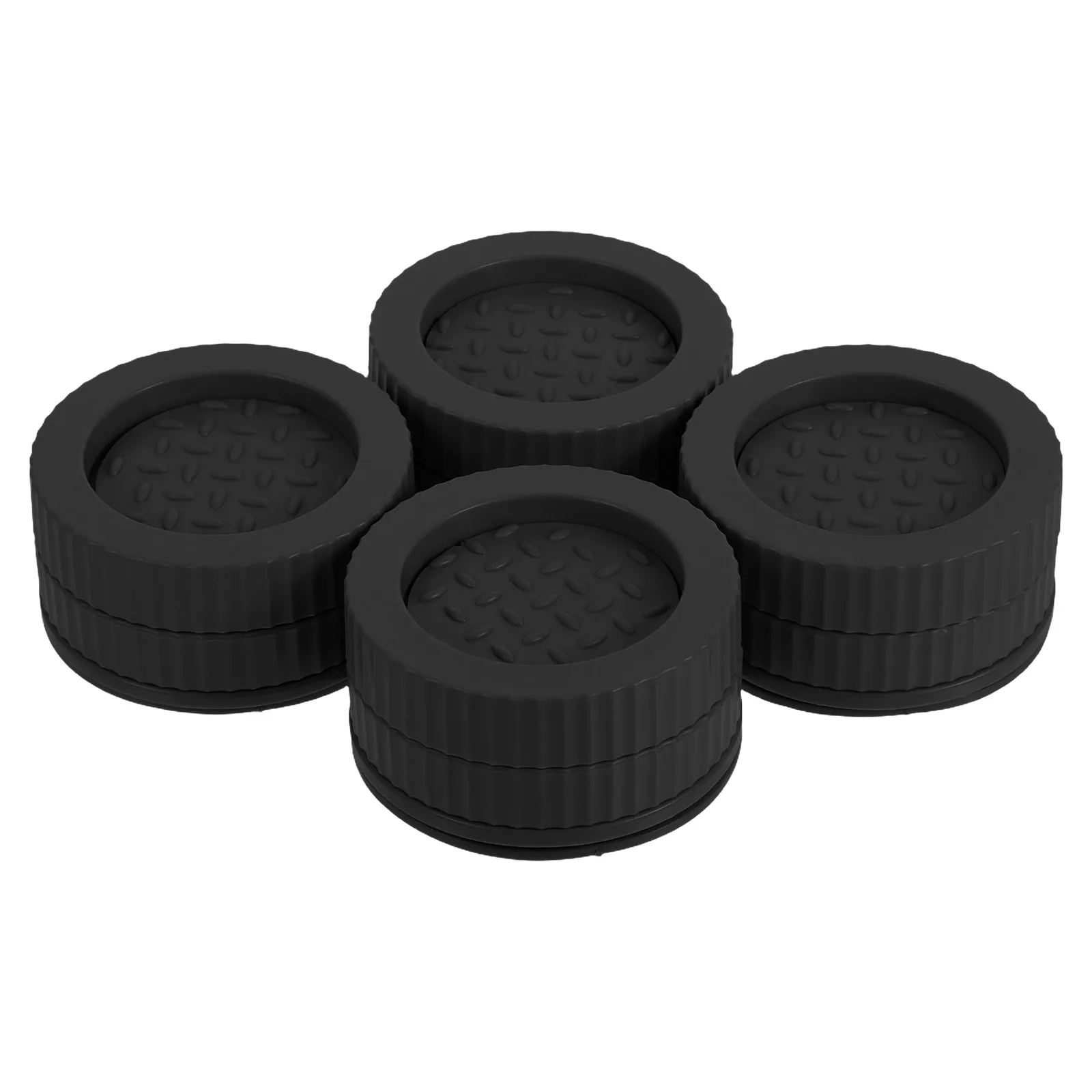 

4Pcs Furniture Risers Increase Height Nonslip Round Coasters for Bed Table Chair Floor Protection and Furniture Feet Stabilizers