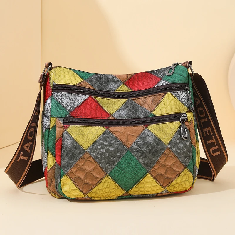 

High quality Pu leather women's shoulder bag luxury handbag women's crossbody bag designer casual large capacity crossbody bag