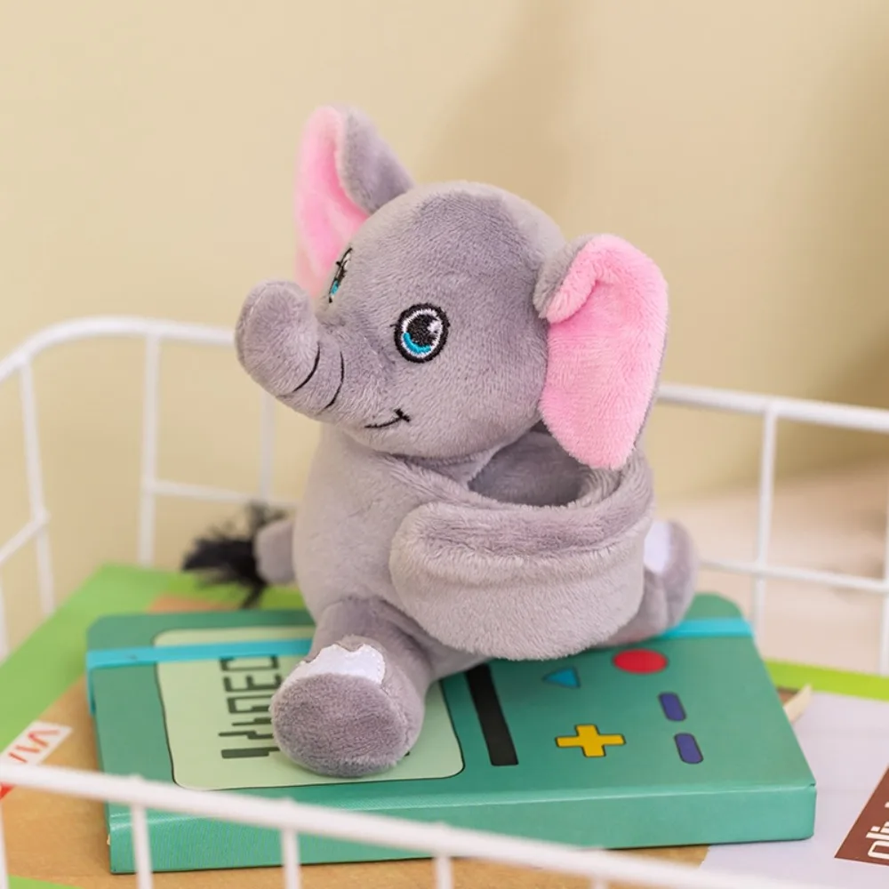 

Zoo Series Giraffe Slap Bracelet Simulation Sloth Plush Doll Slap Bracelet Cute Wrist Style Elephant Plush Wrist Band