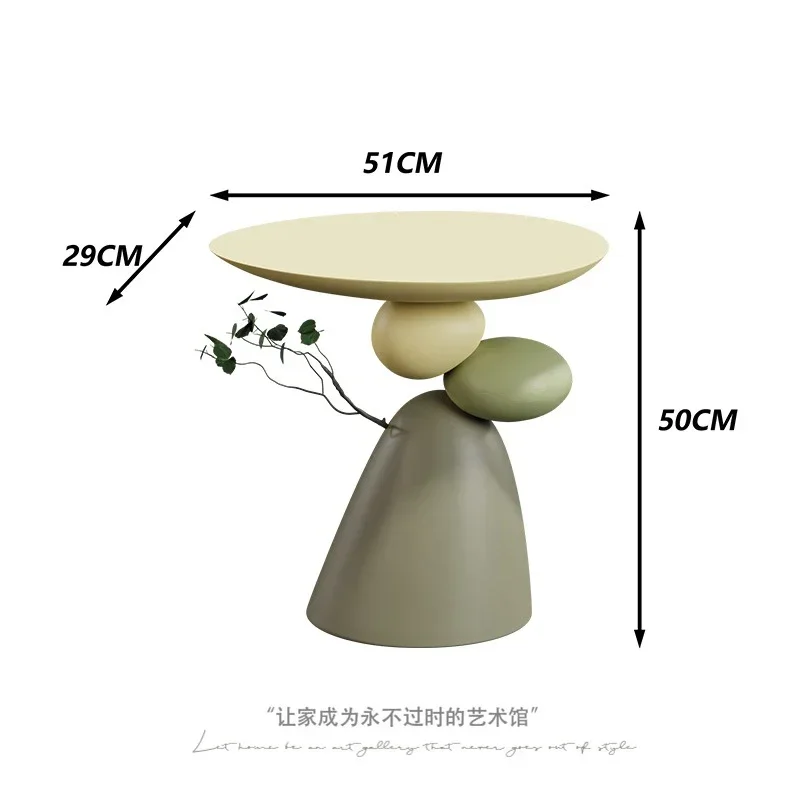 Mesa de centro de sofá nórdico para sala de estar, entradas creativas, mesa de centro de esquina moderna, mesas laterales redondas, muebles para sala de estar