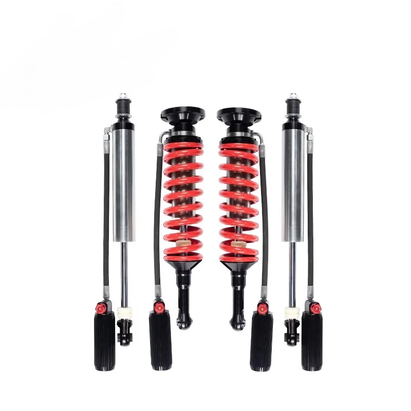 High quality compression adjustable coil shock absorber suitable for off-road vehicles, with fluid storage tank