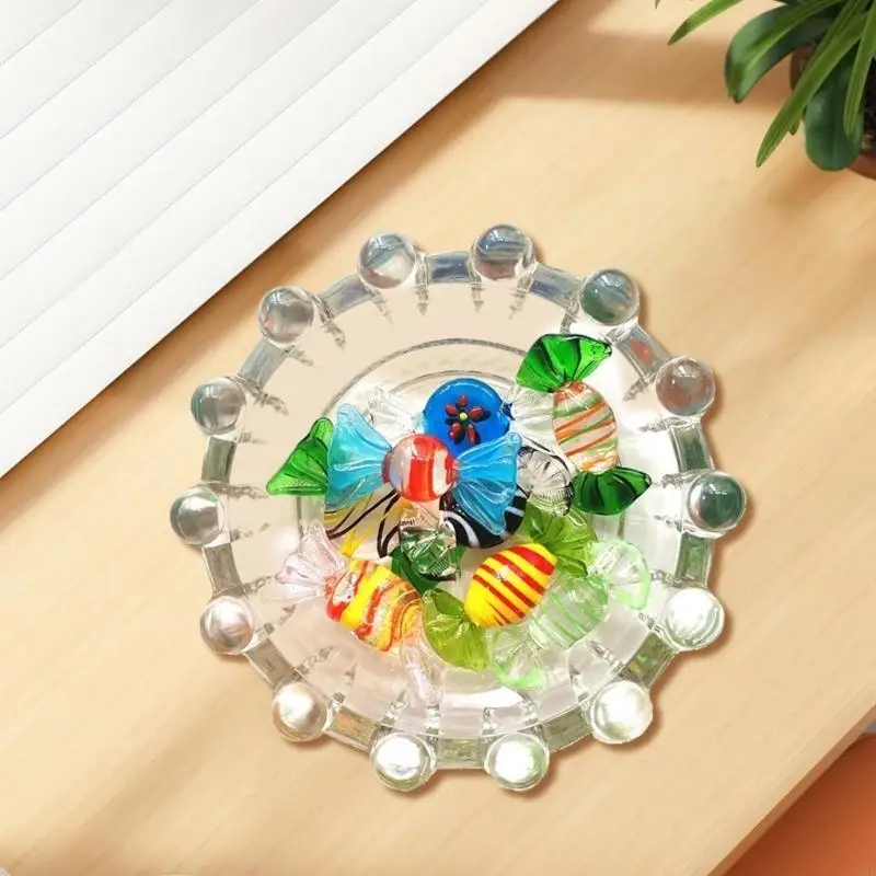 Varios adornos Candys dulces vidrio para boda fiesta en casa A0KF