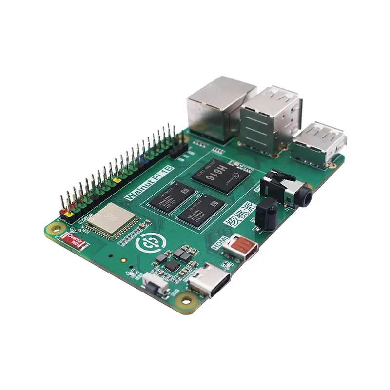 Walnut Pi 1B Allwinner H616 4/2/1GB RAM WiFi BT Linux Development Board Python Programming Allwinner Raspberry Pi Replacement