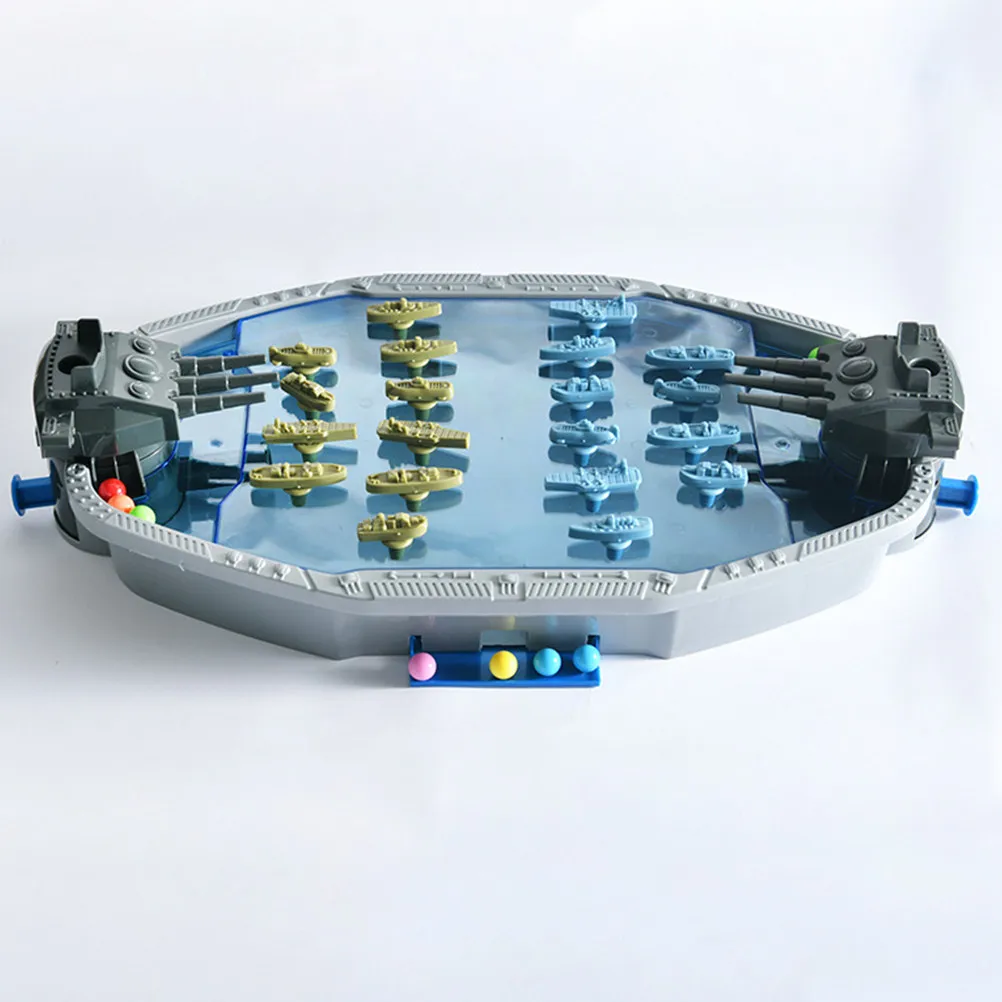 

1Set Navy Battle 2-Player Fighting Shooting Indoor Interactive Launcher Game Portable Kids Game 2-Player Toy Kids Toy