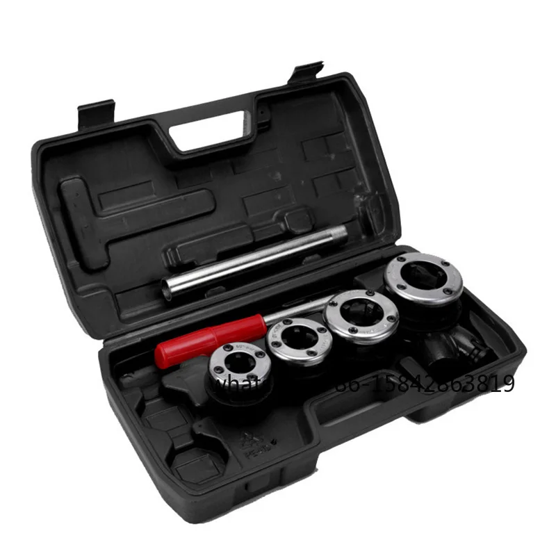 4-1 Inch Manual Galvanized Pipe Threading Machine Hand Thread Wrench Pipe Reamer Tool