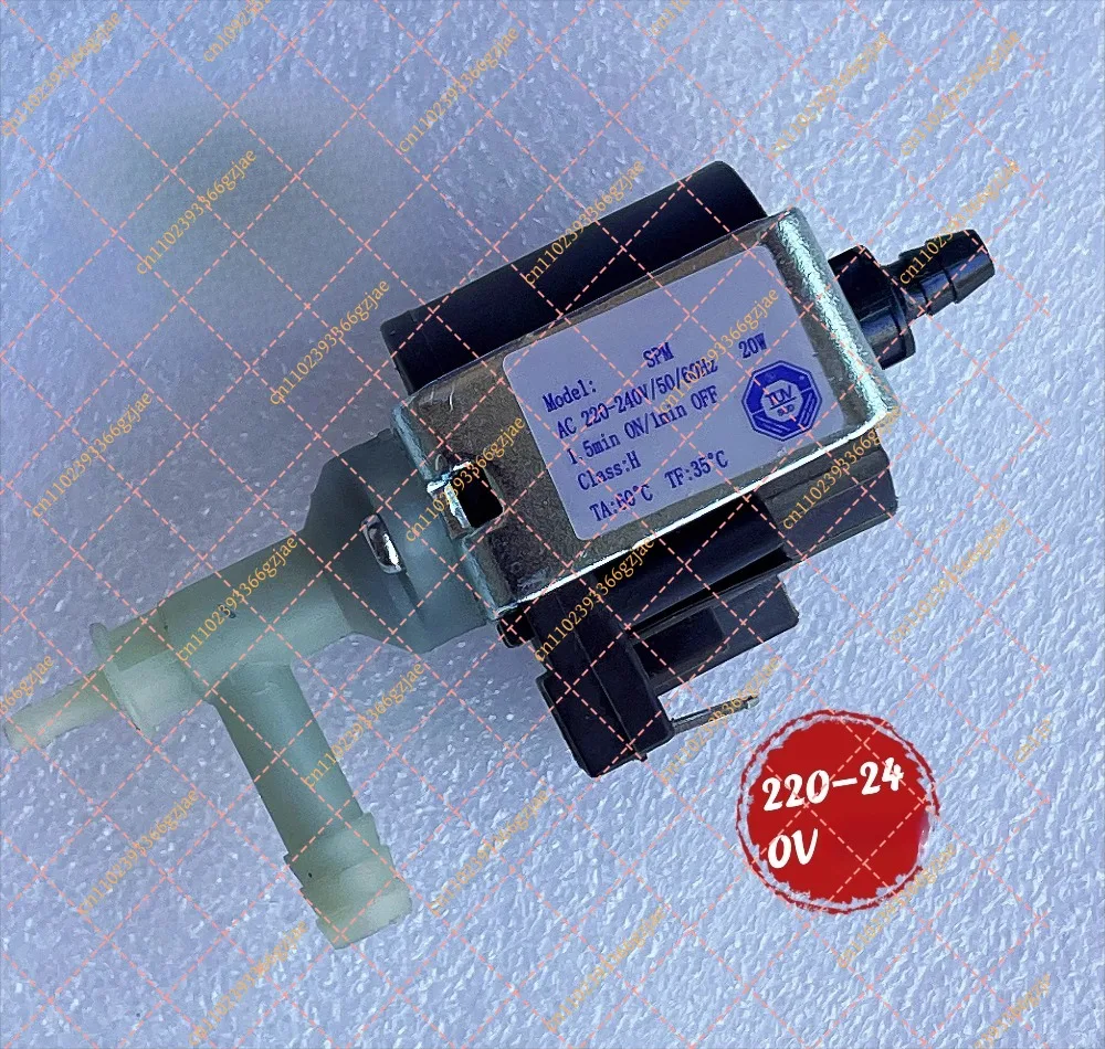 Miniature Electromagnetic Pump 220-240V 50Hz 20W for SALAV Steam Cleaner, Replacement Water Pump Part