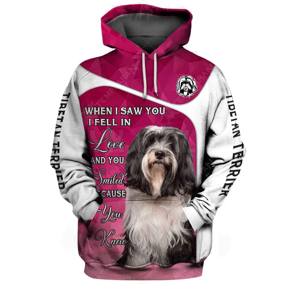 Dutch Shepherd, Wenn ICH Sah Sie ICH Fiel In 3D Gedruckt Hoodies Unisex Pullover Lustige Hund Hoodie Casual Straße Trainingsanzug