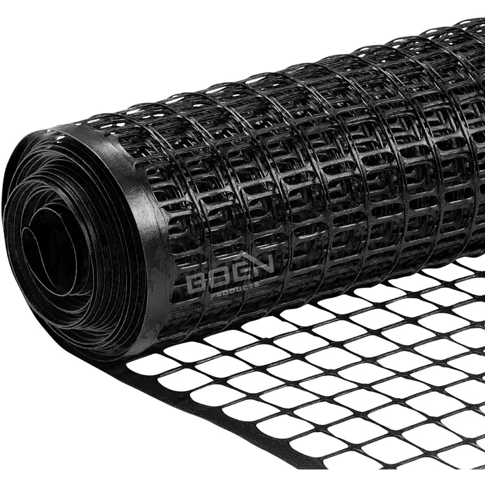 

Garden Netting Black Plastic Mesh 4' X 100' Fences for Outdoor Garden Border Privacy Fence Buildings