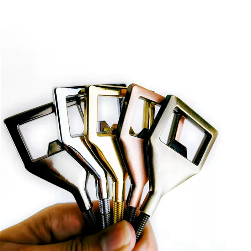 30X Metal Bottles Opener Kits Blank Opener Insert DIY Metal Beer Opener Square Opener-B61B