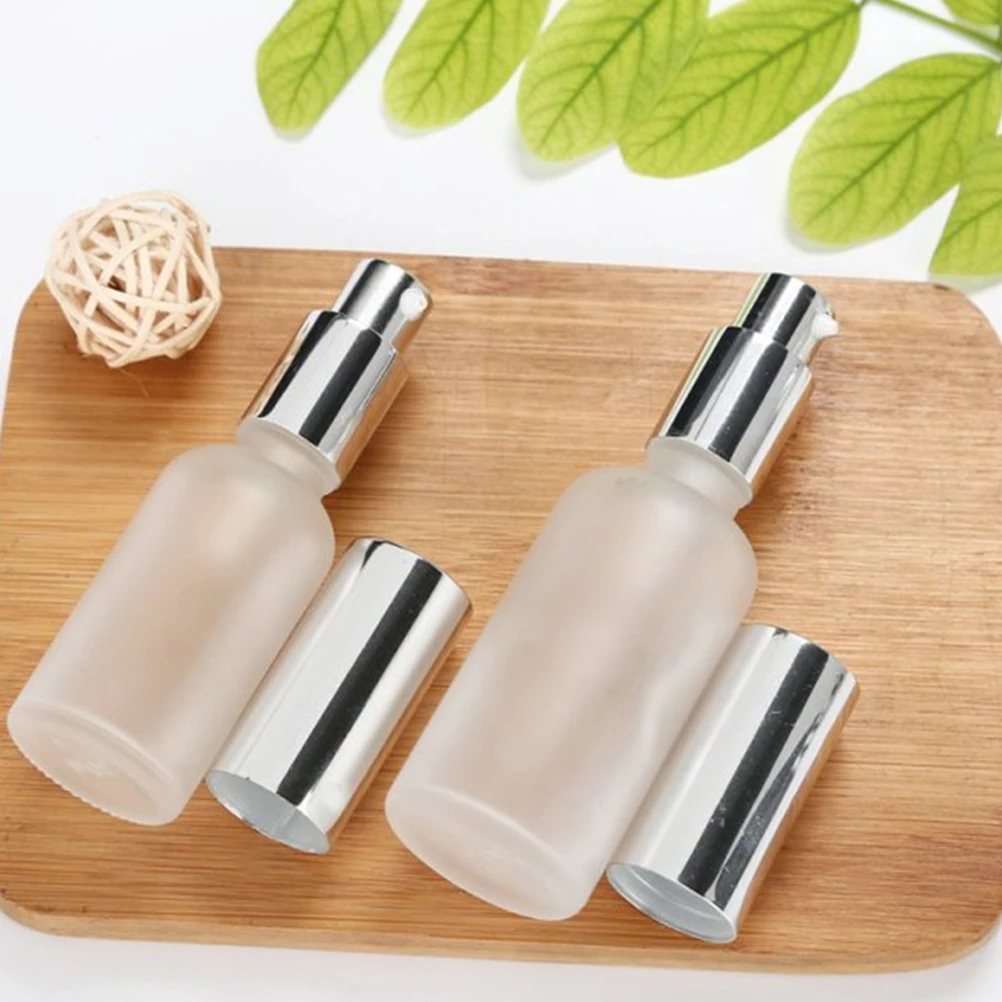 

4pcs 100Ml Frosted Glass Spray Bottles Refillable Portable Perfume Essential Oil Storage Mist Sprayer Empty Spray Bottle Glass