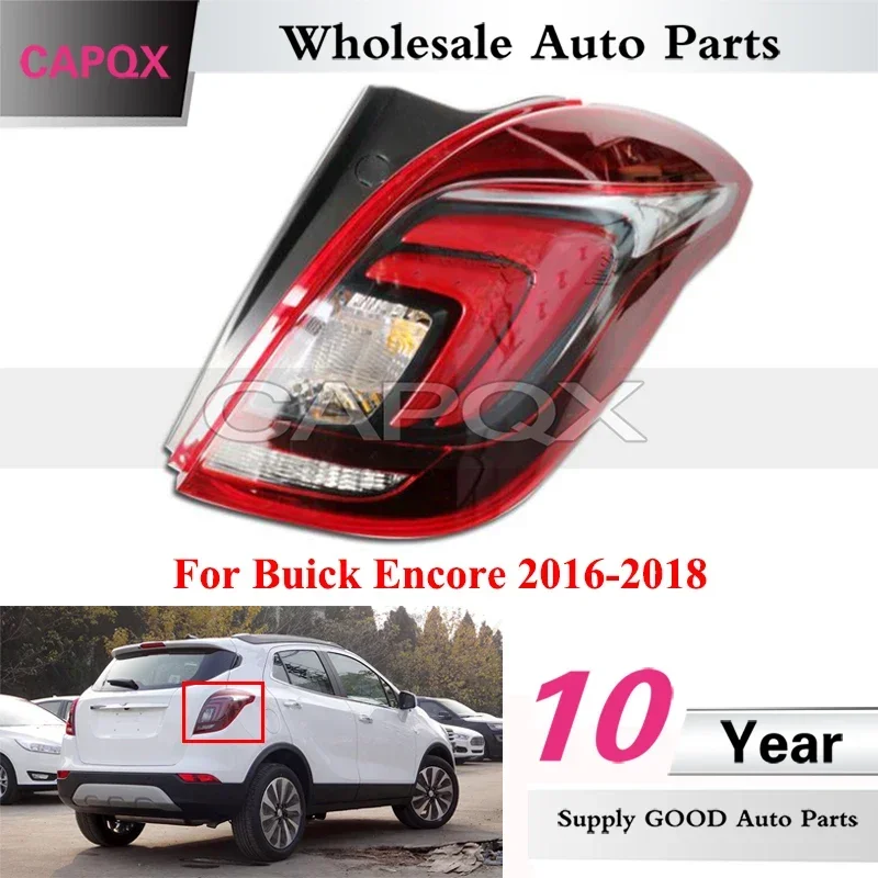 CAPQX Rear Bumper Taillight For Buick Encore 2016-2018 Rear Brake Light Stop Lamp Taillamp Tail Lamp Tail Light