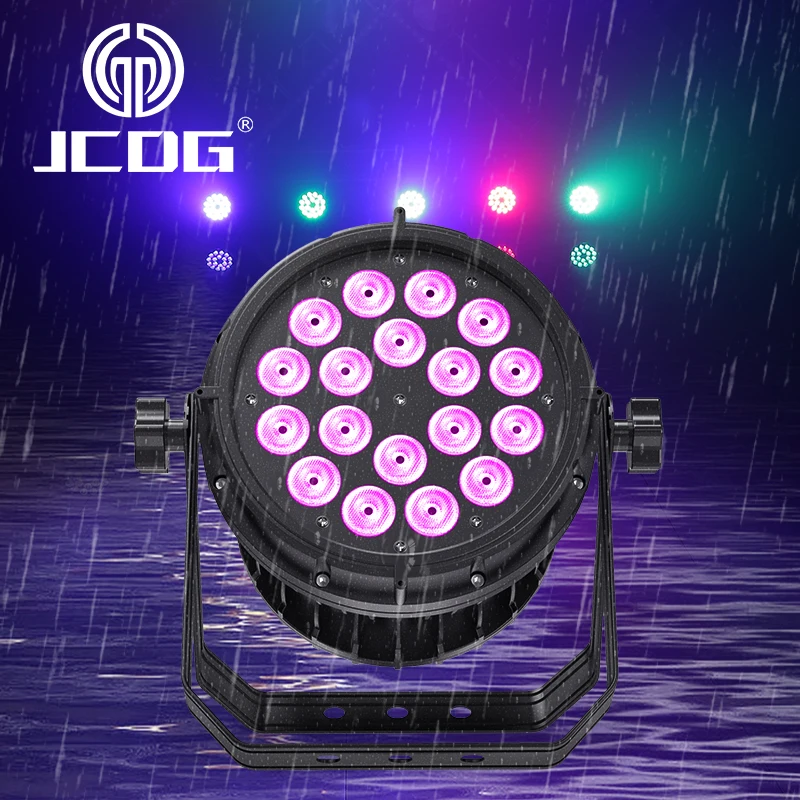 

Waterproof Par Light 18pcs*10W 12W 15W IP65 6IN1 Aluminum Led Stage Light DMX Controller Party DJ Disco Bar Strobe Night Club