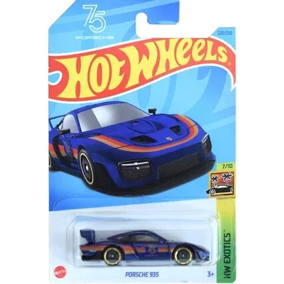 Original Hot Wheels Car Boy Toy 1/64 Diecast Mitsubishi Pajero Evolution Pagani Zonda Porsche 935 Dodge Charger Volvo Honda Gift