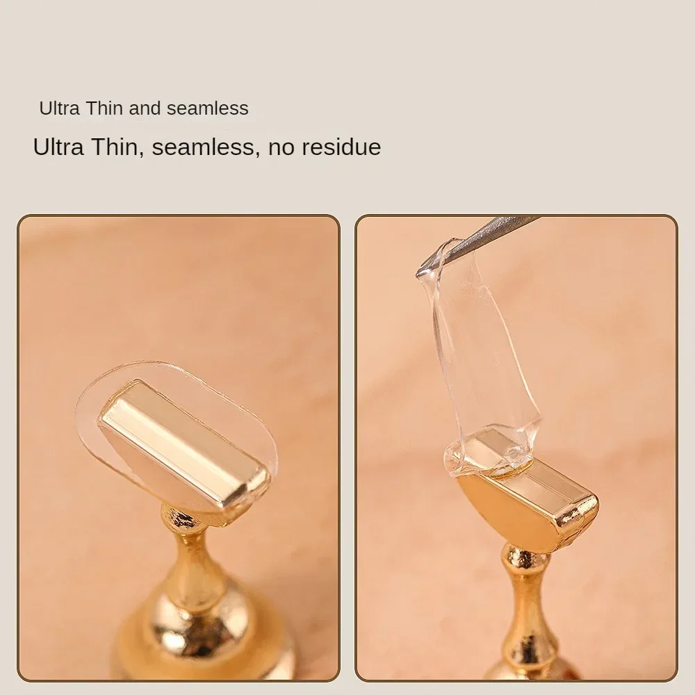 Dubbelzijdig Plakband Voor Valse Display Stand Gereedschap 100 Stuks Nail NailsManicure Plakstrip Traceless Nail Display