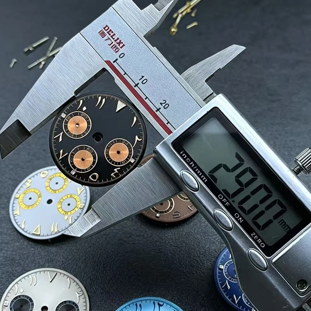 VK63 Chronograph Personalized DIY Dial 29mm Men's Watch Accessories Suitable for VK63 Movement