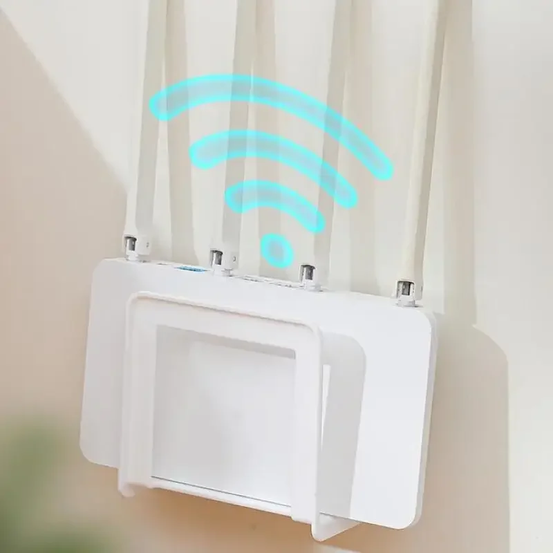 Home Router กล่องเก็บไร้สาย WIFI TV Set-Top Box ติดผนังชั้นเก็บสําหรับห้องนั่งเล่นห้องนอน Sorting Storage