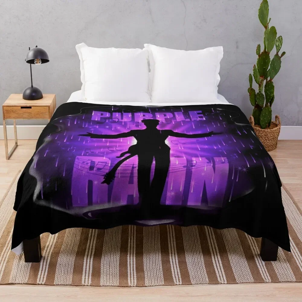 Purple Fan - Remember Throw Blanket for winter Hairys Blankets