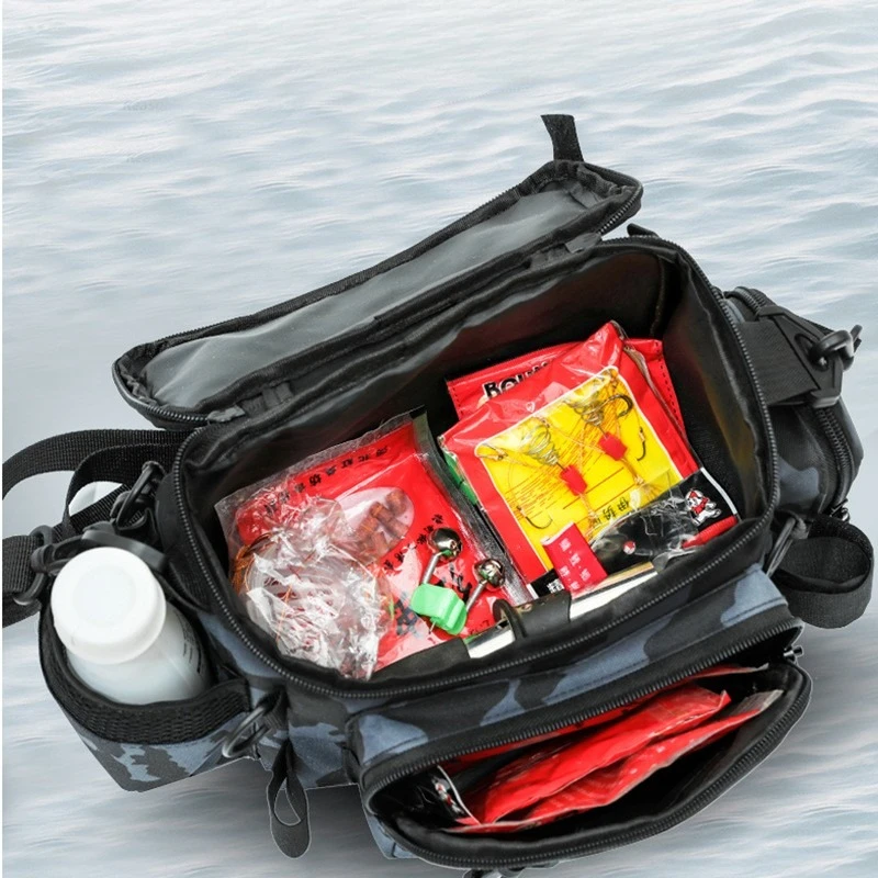 Multi-pocket Thickened Fishing Gear Shoulder Bag Portable Fishing Rod Holder Bait Line Box Storage Outdoor Sports Bag Angling - AliExpress 18 Multi-pocket Thickened Fishing Gear Shoulder Bag Portable Fishing Rod Holder Bait Line Box Storage Outdoor Sports Bag Angling - AliExpress 18